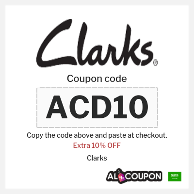 Coupon discount code for Clarks 20% OFF