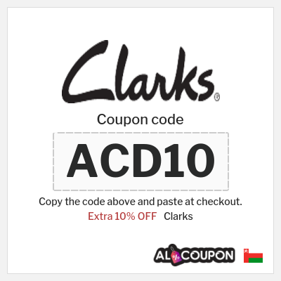 Coupon discount code for Clarks 20% OFF