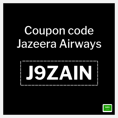 Coupon discount code for Jazeera Airways 10% Exclusive Promo Codes