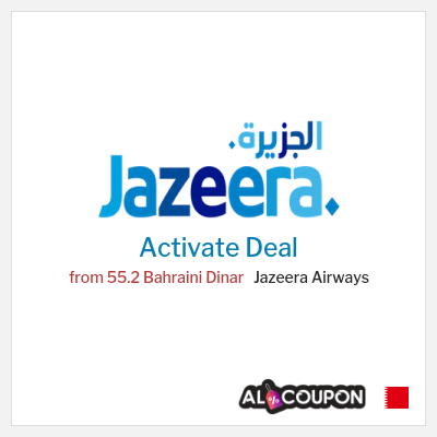 Coupon discount code for Jazeera Airways