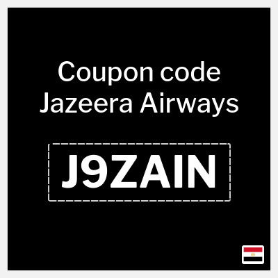 Coupon for Jazeera Airways (J9ZAIN) 10% Coupon