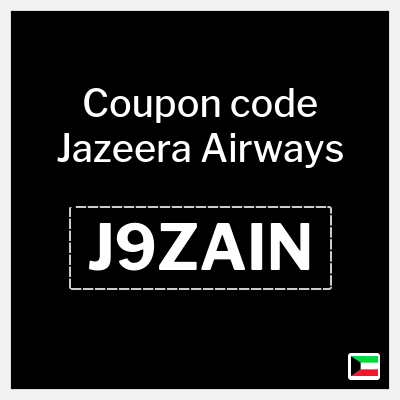 Coupon for Jazeera Airways (J9ZAIN) 10% Coupon