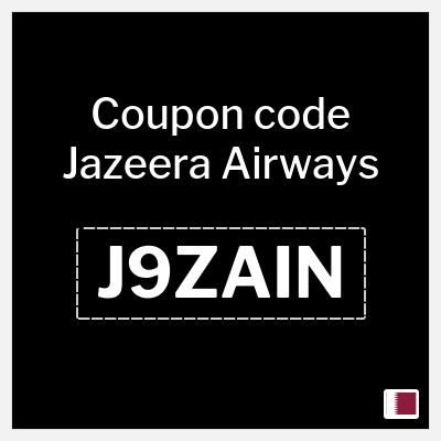 Coupon for Jazeera Airways (J9ZAIN) 10% Coupon