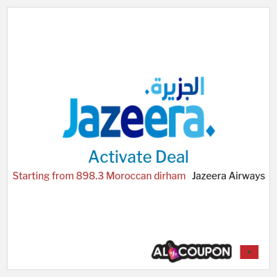 Special Deal for Jazeera Airways Starting from 898.3 Moroccan dirham