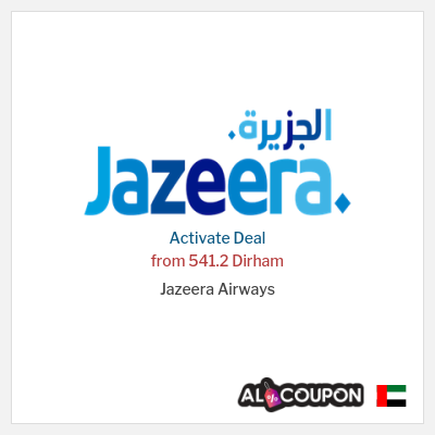 Special Deal for Jazeera Airways from 541.2 Dirham