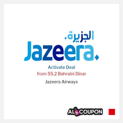Special Deal for Jazeera Airways from 55.2 Bahraini Dinar