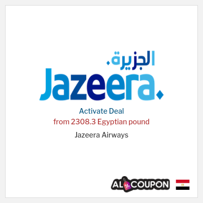 Special Deal for Jazeera Airways from 2308.3 Egyptian pound