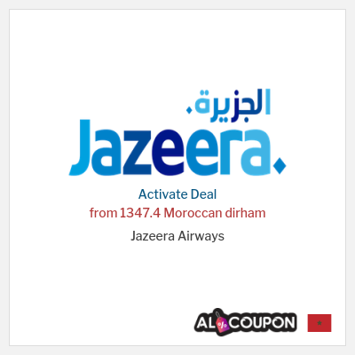 Special Deal for Jazeera Airways from 1347.4 Moroccan dirham