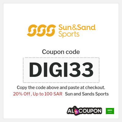 Sun and Sands Sports Coupon (DIGI33) Sun & Sand Promo Code 2026