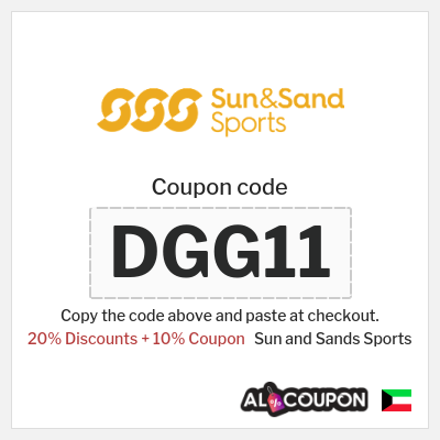 Coupon for Sun and Sands Sports (DGG11) 20% Discounts + 10% Coupon