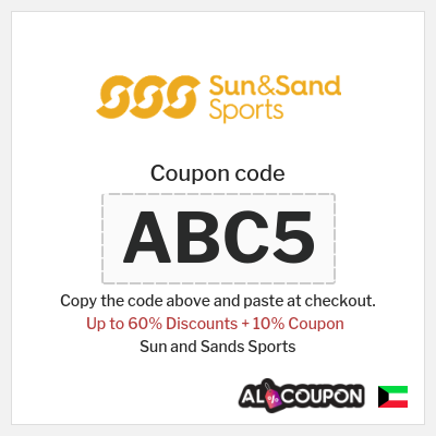 Coupon for Sun and Sands Sports (ABC5) Up to 60% Discounts + 10% Coupon