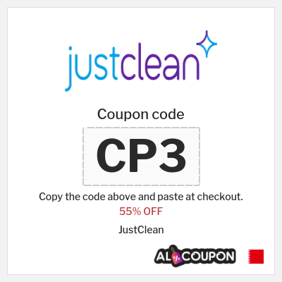 Coupon discount code for JustClean 55% OFF