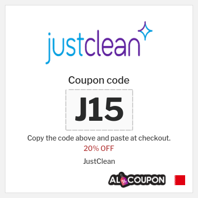 Coupon for JustClean (J15) 20% OFF