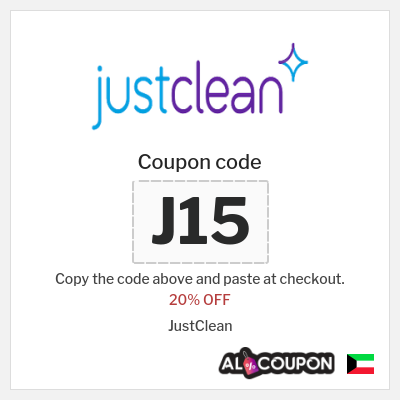 Coupon for JustClean (J15) 20% OFF
