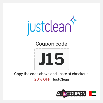 Coupon for JustClean (J15) 20% OFF