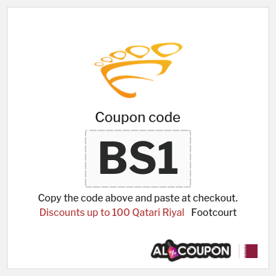 Coupon discount code for Footcourt 100 Qatari Riyal off