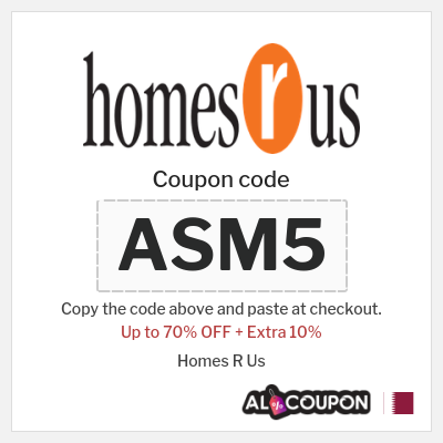 Coupon for Homes R Us (ASM5) Up to 70% OFF + Extra 10%