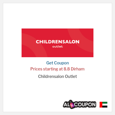 Coupon for Childrensalon Outlet Prices starting at 8.8 Dirham