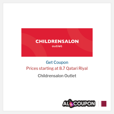 Coupon for Childrensalon Outlet Prices starting at 8.7 Qatari Riyal