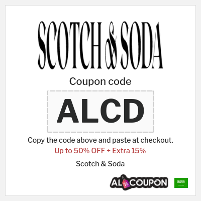 Coupon discount code for Scotch & Soda 15% OFF