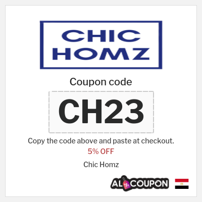 Coupon for Chic Homz (CH23) 5% OFF