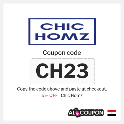 Coupon for Chic Homz (CH23) 5% OFF