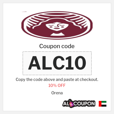 Coupon for Orena (ALC10) 10% OFF