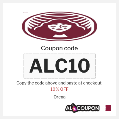 Coupon for Orena (ALC10) 10% OFF