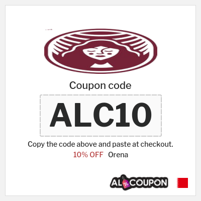 Coupon for Orena (ALC10) 10% OFF