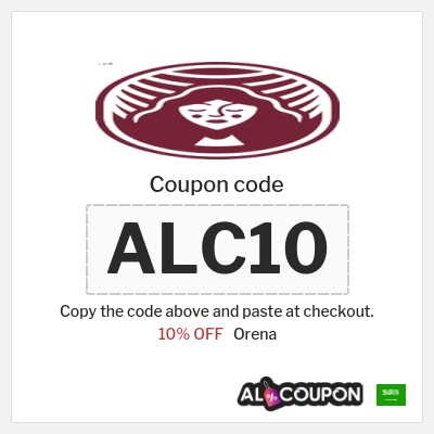 Coupon for Orena (ALC10) 10% OFF