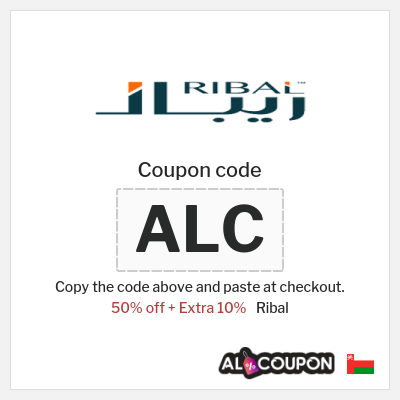 Coupon discount code for Ribal 10% OFF