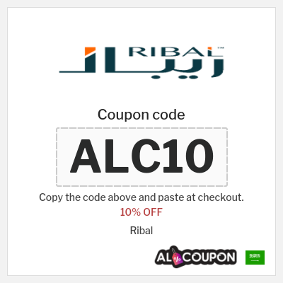 Coupon for Ribal (ALC10) 10% OFF