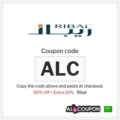 Coupon for Ribal (ALC) 50% off + Extra 10%