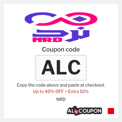 Coupon for NRD (ALC) Up to 40% OFF + Extra 10%