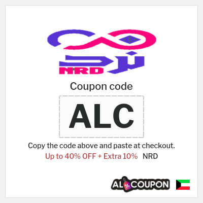 Coupon for NRD (ALC) Up to 40% OFF + Extra 10%