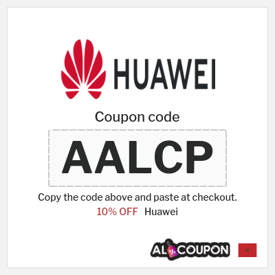 Coupon discount code for Huawei 10% OFF Coupon Codes