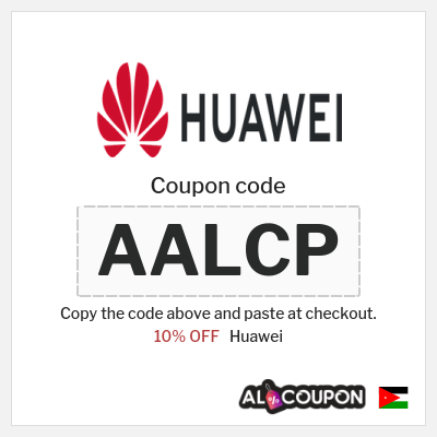 Coupon discount code for Huawei 10% OFF Coupon Codes