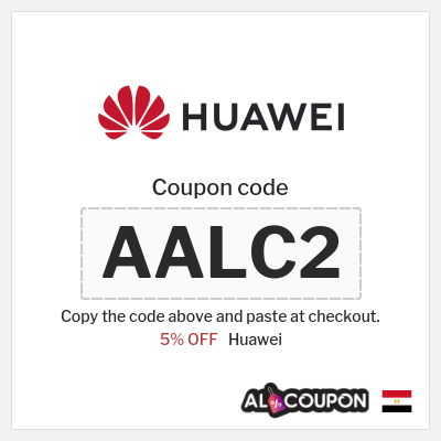 Coupon discount code for Huawei 5% OFF Coupon Codes