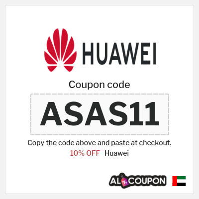 Coupon for Huawei (ASAS11) 10% OFF