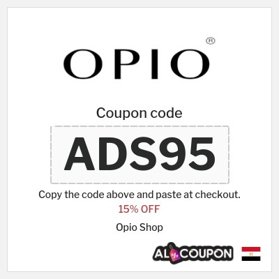 Coupon discount code for Opio Shop 15% OFF