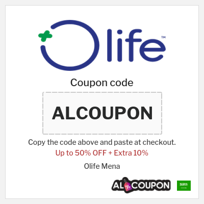 Coupon discount code for Olife Mena 10% OFF