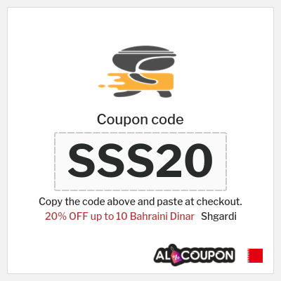 Coupon discount code for Shgardi 20% OFF