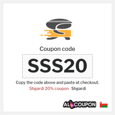 Coupon discount code for Shgardi 20% OFF