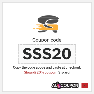 Coupon discount code for Shgardi 20% OFF