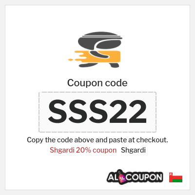 Coupon discount code for Shgardi 20% OFF