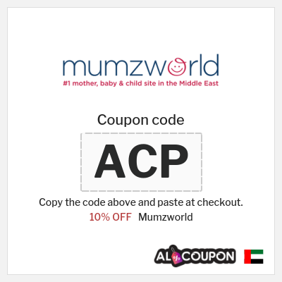 Coupon for Mumzworld (ACP) 10% OFF