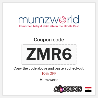 Coupon for Mumzworld (ZMR6) 10% OFF 