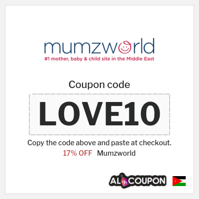 Coupon for Mumzworld (LOVE10) 17% OFF