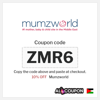 Coupon for Mumzworld (ZMR6) 10% OFF 