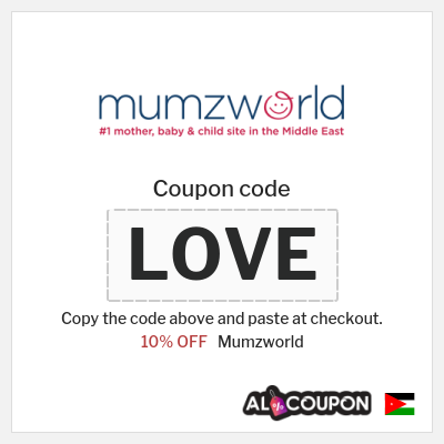 Coupon for Mumzworld (LOVE) 10% OFF 